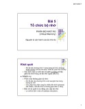 Bài giảng Kiến trúc máy tính: Chương 5 - Tổ chức bộ nhớ (Phần bộ nhớ ảo)
