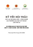 Kỷ yếu hội thảo Câu lạc bộ Khoa học - công nghệ các trường đại học kỹ thuật lần thứ 49