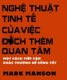  nghệ thuật tinh tế của việc đếch quan tâm: phần 2