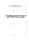 Luận văn Thạc sĩ Khoa học: Ứng dụng hệ thống thông tin địa lý (GIS) xây dựng cơ sở dữ liệu địa chính phục vụ công tác quản lý đất đai tại thị trấn Tam Đảo, huyện Tam Đảo, tỉnh Vĩnh Phúc