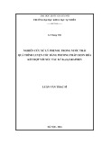 Tóm tắt Luận văn Thạc sĩ: Nghiên cứu xử lý nước thải chứa phenol trong nước thải quá trình luyện cốc bằng phương pháp ozon hóa kết hợp với xúc tác Fe-Fe3O4/Graphen