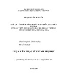 Tóm tắt Luận văn Thạc sĩ Chính trị: Giải quyết điểm nóng khiếu kiện liên quan đến đất đai ở nông thôn đồng bằng Bắc Bộ trong thời kỳ Công nghiệp hoá, hiện đại hoá