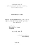 Tóm tắt Luận văn Thạc sĩ Tâm lý học: Nghiên cứu thực trạng phát triển tâm lí sẵn sàng đi học của trẻ đến tuổi vào lớp 1 (6 tuổi) ở tỉnh Thái Bình