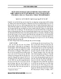 Phân tích, đánh giá một số phương pháp thống kê hiệu chỉnh sai số từ mô hình mưa ngày về trạm mưa   ứng dụng cho các trạm mưa thuộc tỉnh Bình Định