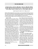 Sử dụng phụ gia khoáng siêu mịn và phụ gia siêu dẻo thế hệ mới để thiết kế thành phần bê tông có độ mài mòn thấp, khả năng chống thấm tốt dùng cho các công trình thủy lợi