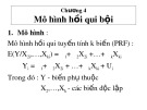 Bài giảng Kinh tế lượng - Chương 4: Mô hình hồi qui bội (25 tr)