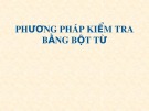 Bài giảng Phương pháp kiểm tra bằng bột từ