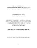 Luận văn Thạc sĩ Nhân học: Đồ ăn nhanh trong đời sống đô thị (Nghiên cứu trường hợp nhà hàng Lotteria ở Hà Nội)