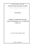 Tóm tắt Luận văn Thạc sĩ khoa học: Nghiên cứu thành phần hóa học và hoạt tính sinh học trong cây Kinh giới (Elsholtzia ciliata) ở Việt Nam