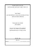 Luận án Tiến sĩ Lịch sử: Quan hệ Indonesia và Malaysia giai đoạn 1957–1965 (Những bất đồng chính trị)