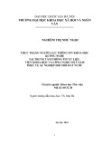 Tóm tắt Luận văn Thạc sĩ Khoa học Thư viện: Phát triển nguồn lực thông tin tại Trung tâm Thông tin- tư liệu thuộc Viện Khoa học và Công nghệ Việt Nam phục vụ sự nghiệp đổi mới đất nước