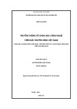 Tóm tắt Luận văn Thạc sĩ Báo chí: Truyền thông về khoa học công nghệ trên Đài Truyền hình Việt Nam