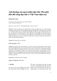 Ảnh hưởng của quan niệm đạo đức Nho giáo đến đời sống đạo đức ở Việt Nam hiện nay