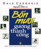  bốn mươi gương thành công: phần 1 - nxb văn hóa thông tin