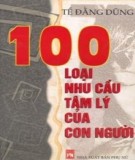  100 loại nhu cầu tâm lý của con người: phần 1 - nxb phụ nữ