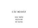 Bài giảng Khoa học đất - Chương 3: Các bộ đất