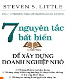  7 nguyên tắc bất biến để xây dựng doanh nghiệp nhỏ: phần 1 - nxb lao động xã hội