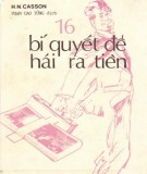  16 bí quyết để hái ra tiền: phần 1 - nxb Đại nam