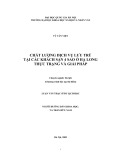 Tóm tắt Luận văn Thạc sĩ: Chất lượng dịch vụ lưu trú tại các khách sạn 4 sao ở Hạ Long thực trạng và giải pháp