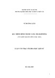 Luận văn Thạc sĩ Khoa học lịch sử: Quá trình hình thành cảng thị Hải Phòng