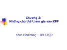 Bài giảng Quản trị kênh phân phối: Chương 2 – MBA. Phạm Văn Tuấn