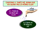 Bài giảng Quản lý chất lượng dịch vụ (Service quality management) - Chương 2: Thiết kế, đánh giá và quản trị lỗ hổng chất lượng dịch vụ