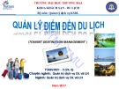 Bài giảng Quản lý điểm đến du lịch (Tourist Destination Management): Chương 1 - ĐH Thương mại