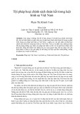 Tóm tắt Luận văn Thạc sĩ Luật học: Tội pháp hoại chính sách đoàn kết trong luật hình sự Việt Nam