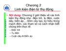 Bài giảng Cấu kiện điện tử: Chương 2 - ĐH Nha trang