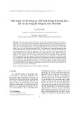 Hiện trạng và biến động các chất dinh dưỡng đa lượng đạm, lân và kali trong đất trồng lúa tỉnh Thái Bình