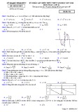 Đề thi KS kiến thức THPT năm 2017-2018 môn Toán lớp 12 - Sở GD&ĐT Vĩnh Phúc - Mã đề 916