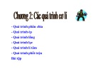 Bài giảng môn học Các quá trình cơ bản trong công nghệ thực phẩm: Chương 2 - Dương Văn Trường