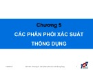 Bài giảng Thống kê trong kinh doanh và kinh tế: Chương 5 - Chế Ngọc Hà