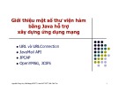 Bài giảng Lập trình mạng: Giới thiệu một số thư viện hàm bằng Java hỗ trợ xây dựng ứng dụng mạng - Bùi Minh Quân