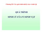 Bài giảng Vi sinh thực phẩm: Chương 3 - Trần Thị Huyền