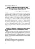 Gây mê bằng Propofol TCI hoặc Sevofluran không kèm thuốc giãn cơ trong phẫu thuật nội soi cắt tuyến ức điều trị bệnh nhược cơ