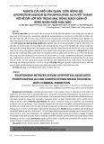 Nghiên cứu mối liên quan giữa nồng độ Lipoprotein-associated phospholipase A2 huyết thanh với bề dày lớp nội trung mạc động mạch cảnh ở bệnh nhân nhồi máu não