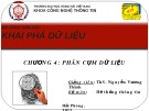 Bài giảng Khai phá dữ liệu - Chương 4: Phân cụm dữ liệu
