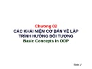 Bài giảng Lập trình hướng đối tượng với Java - Chương 2: Các khái niệm cơ bản về lập trình hướng đối tượng