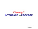 Bài giảng Lập trình hướng đối tượng với Java - Chương cuối: Interface và Package