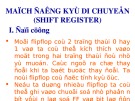 Bài giảng Kỹ thuật số - Phần 10: Mạch đăng ký di chuyển