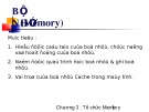 Bài giảng Cấu trúc máy tính - Chương 4: Bộ nhớ (Memory)
