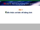 Bài giảng Sử dụng máy tính cơ bản: Bài 1 và 2 - ThS. Võ Minh Đức