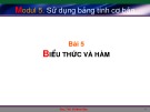 Bài giảng Sử dụng máy tính cơ bản: Bài 5 - ThS. Võ Minh Đức