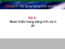 Bài giảng Sử dụng máy tính cơ bản: Bài 6 - ThS. Võ Minh Đức