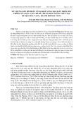 Khả năng chắn cát và cải tạo đất của các đai rừng phòng hộ trên vùng cát ven biển ở xã Điền Hòa và Điền Hương, huyện Phong Điền, tỉnh Thừa Thiên Huế