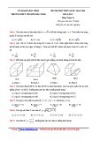 Đề thi thử THPT Quốc gia lần 2 năm 2018 môn Toán - THPT Chuyên Bắc Ninh