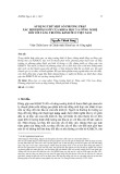 Áp dụng thử một số phương pháp xác định đóng góp của khoa học và công nghệ đối với tăng trưởng kinh tế ở Việt Nam