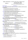 Đề thi KSCL lần 3 năm 2017-2018 môn Lịch sử lớp 11 - THPT Đồng Đậu - Mã đề 311
