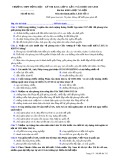 Đề thi KSCL lần 3 năm 2017-2018 môn Lịch sử lớp 11 - THPT Đồng Đậu - Mã đề 312